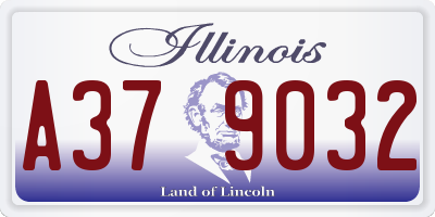 IL license plate A379032