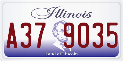 IL license plate A379035