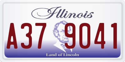 IL license plate A379041