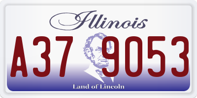 IL license plate A379053