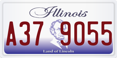 IL license plate A379055