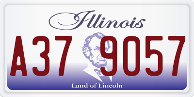 IL license plate A379057