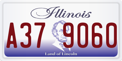 IL license plate A379060