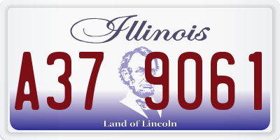 IL license plate A379061