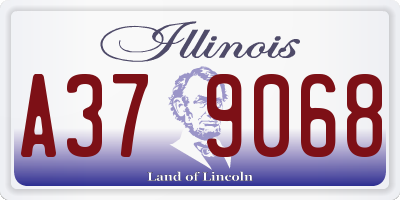 IL license plate A379068