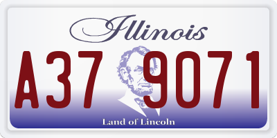 IL license plate A379071