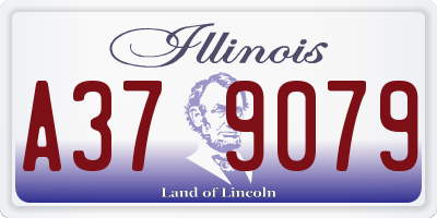 IL license plate A379079