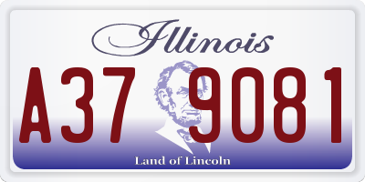 IL license plate A379081