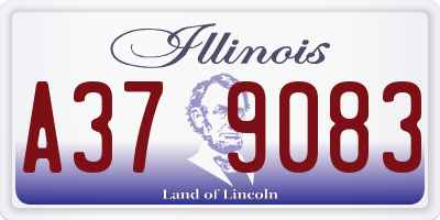 IL license plate A379083