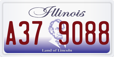 IL license plate A379088
