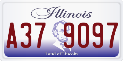 IL license plate A379097