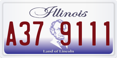 IL license plate A379111