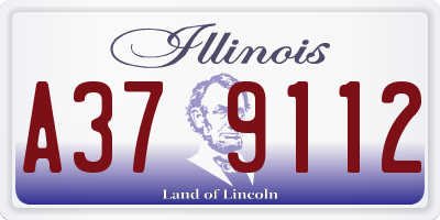 IL license plate A379112