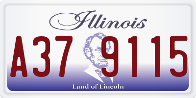 IL license plate A379115
