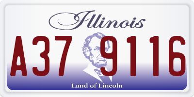 IL license plate A379116