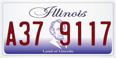 IL license plate A379117