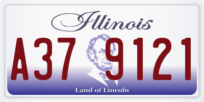 IL license plate A379121
