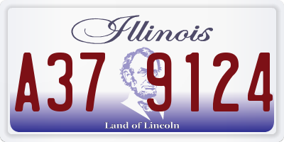 IL license plate A379124
