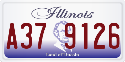 IL license plate A379126