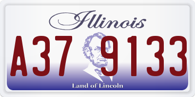 IL license plate A379133