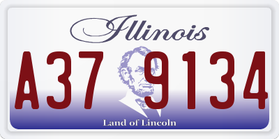IL license plate A379134