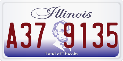 IL license plate A379135