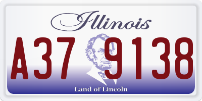 IL license plate A379138