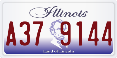 IL license plate A379144