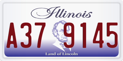 IL license plate A379145