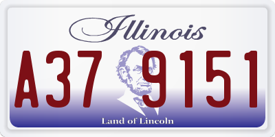 IL license plate A379151