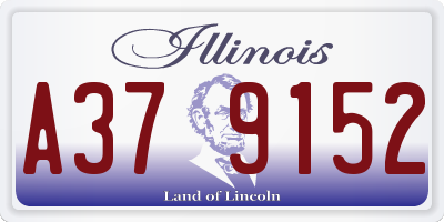IL license plate A379152