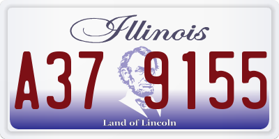 IL license plate A379155