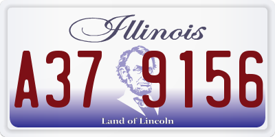 IL license plate A379156