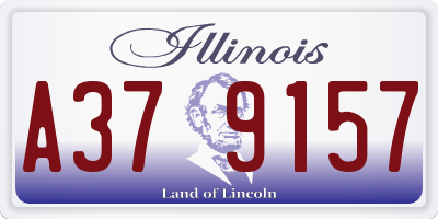 IL license plate A379157