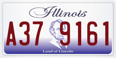 IL license plate A379161