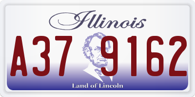 IL license plate A379162
