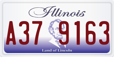 IL license plate A379163