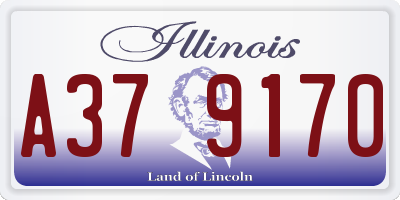 IL license plate A379170