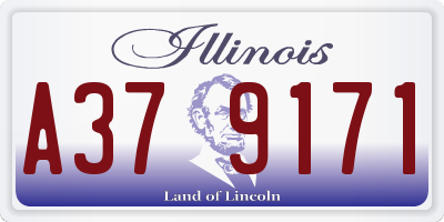IL license plate A379171