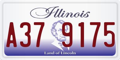 IL license plate A379175