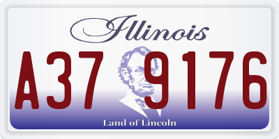 IL license plate A379176