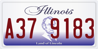 IL license plate A379183