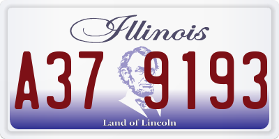IL license plate A379193