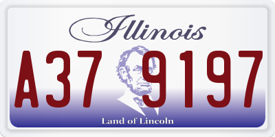 IL license plate A379197