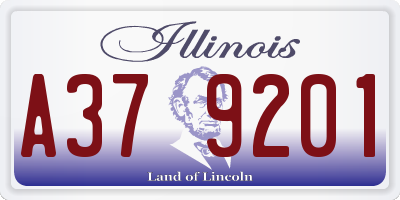 IL license plate A379201