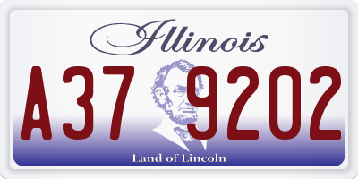 IL license plate A379202