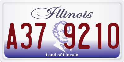 IL license plate A379210