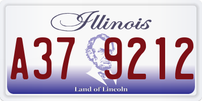 IL license plate A379212