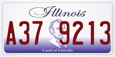 IL license plate A379213