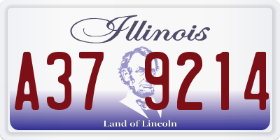 IL license plate A379214